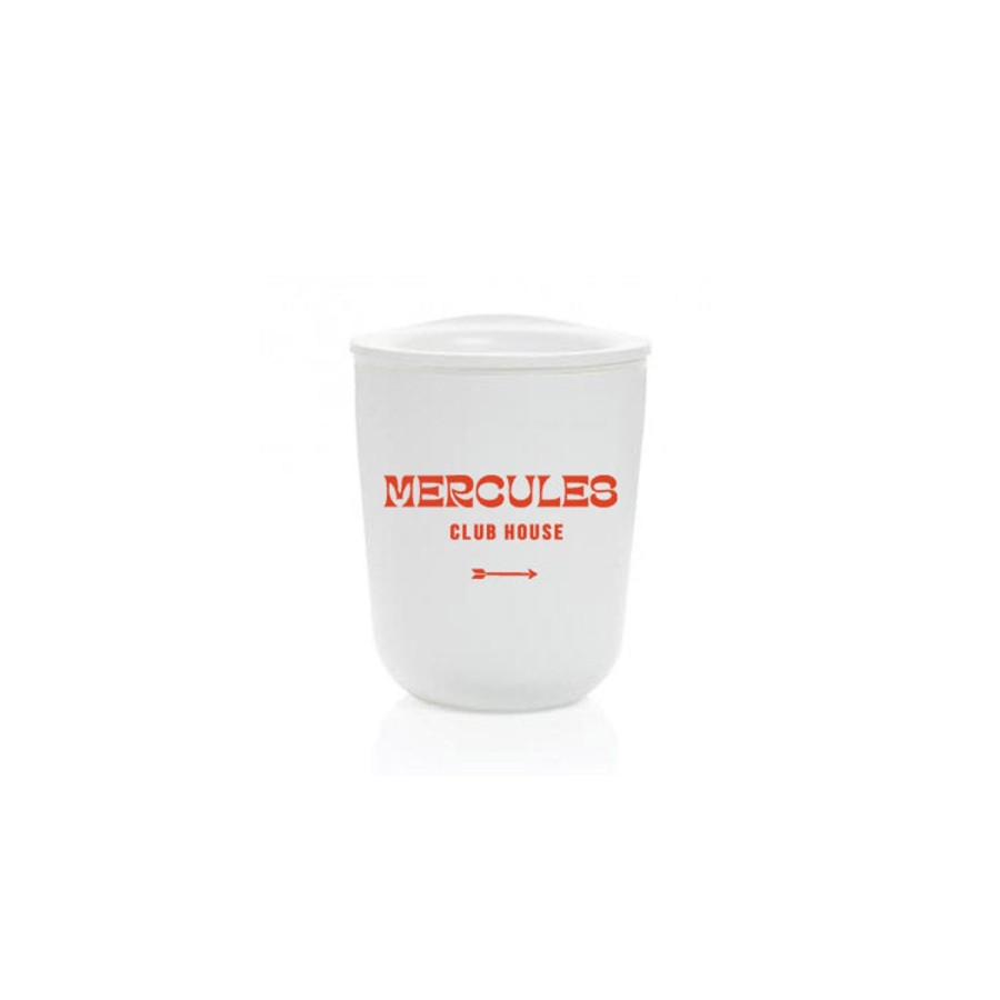 Mercules Vaso Take Away Pequeno Blanco Con Logo Mercules Clubhouse Online