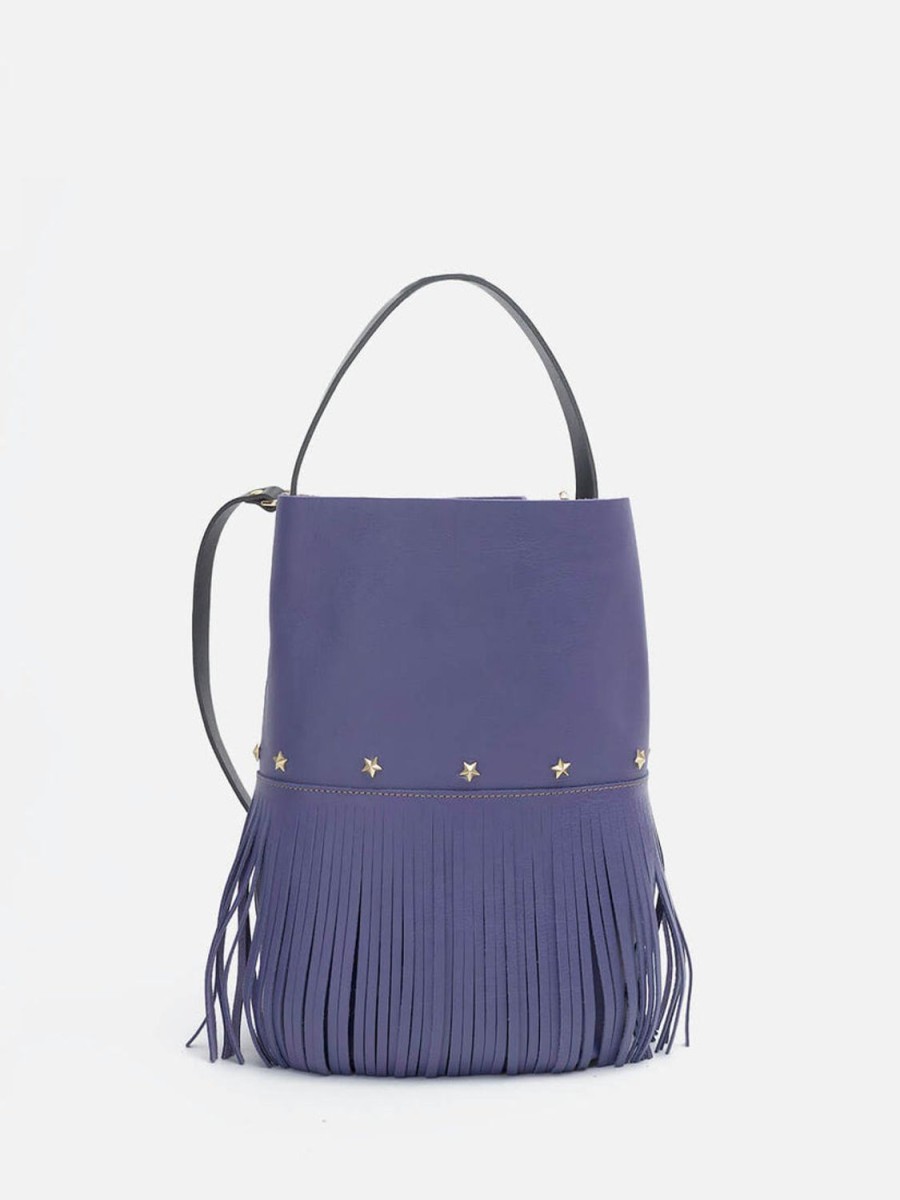 Mercules Bucket Fringes Lila New