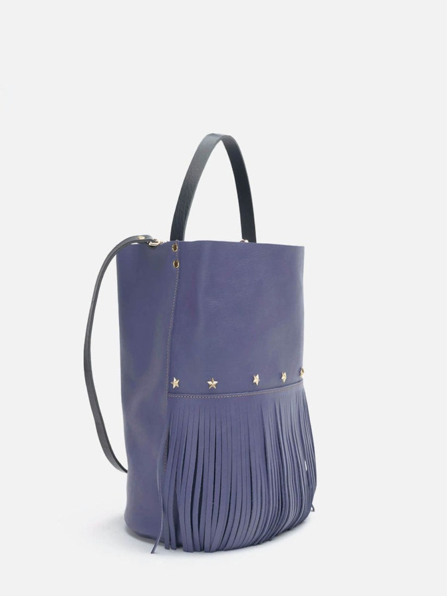 Mercules Bucket Fringes Lila New