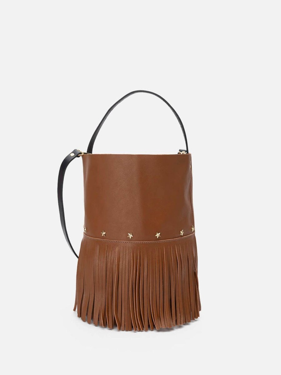 Mercules Bucket Fringes Tan Clearance