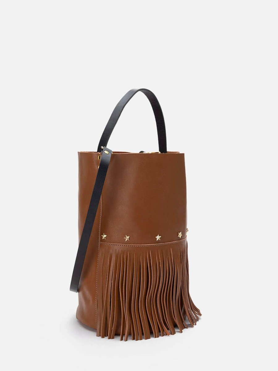 Mercules Bucket Fringes Tan Clearance