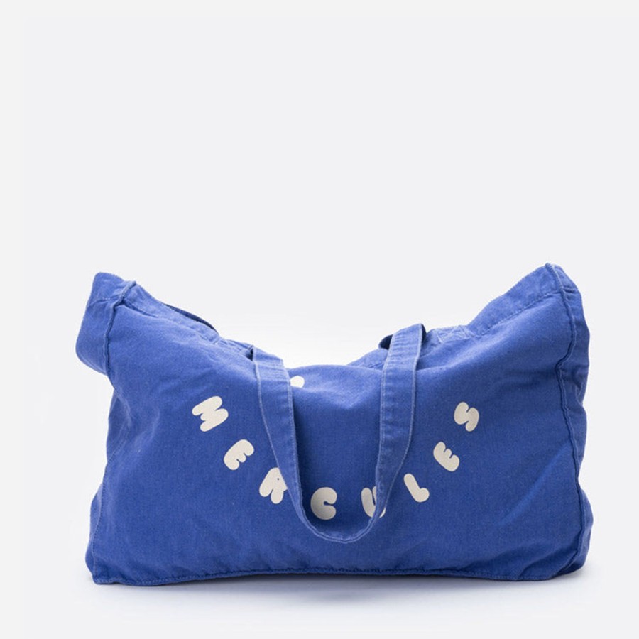 Mercules Canvas Tote Smiley Azul New