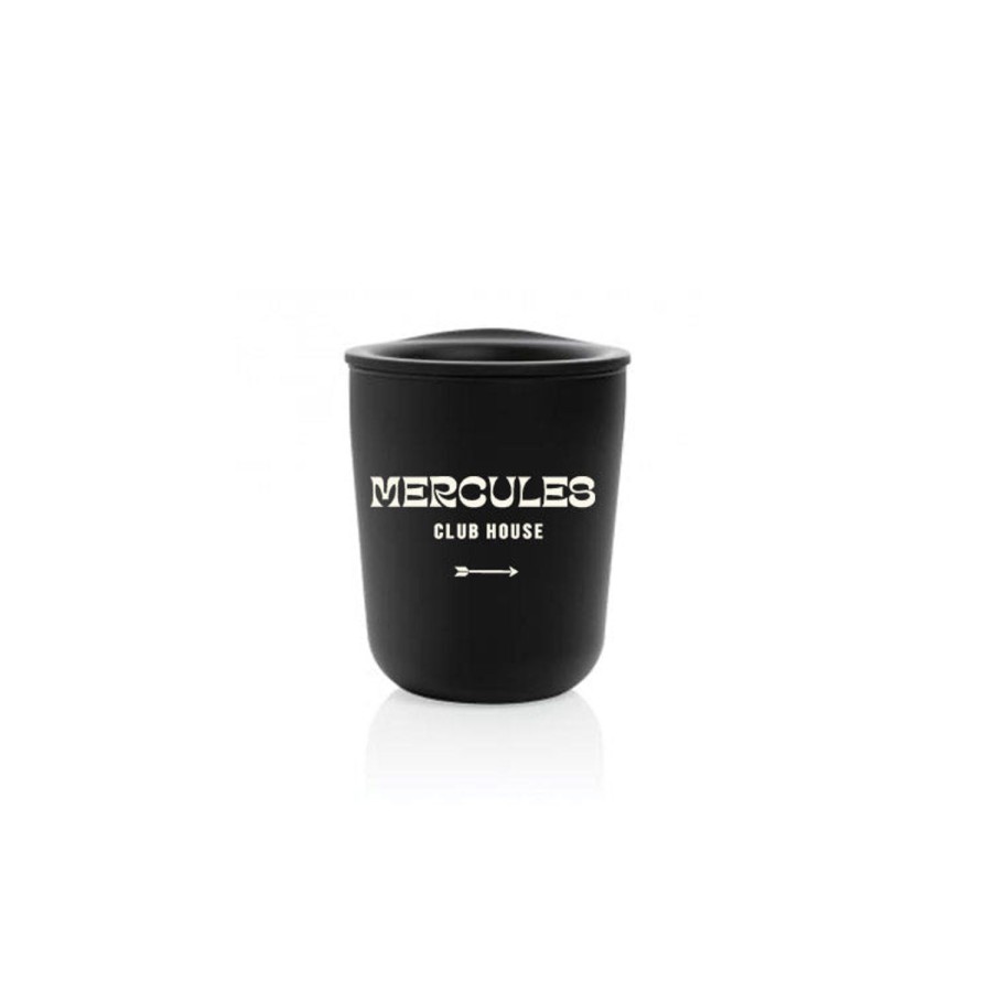 Mercules Vaso Take Away Pequeno Negro Con Logo Mercules Clubhouse New